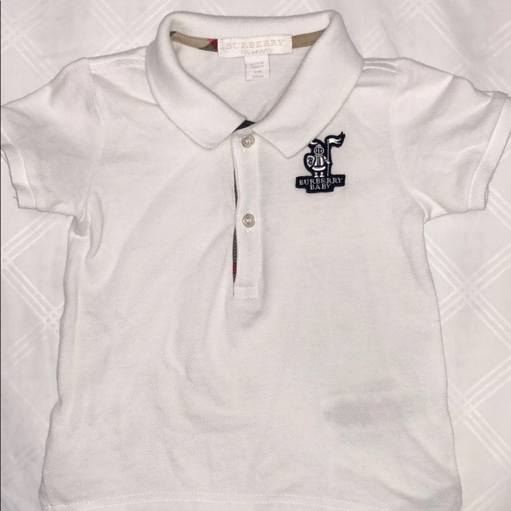 Burberry polo for baby boy